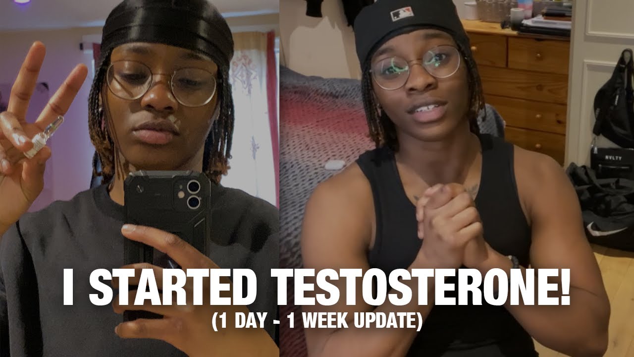 I STARTED TESTOSTERONE! (1 DAY - 1 WEEK UPDATE) | BLACK FTM