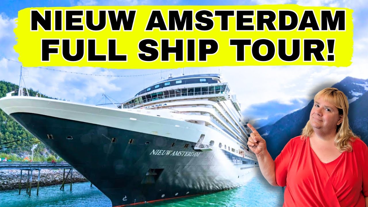 Круизный лайнер Holland America New Amsterdam | ЭКСКЛЮЗИВНЫЙ ПОЛНЫЙ ТУР 2025