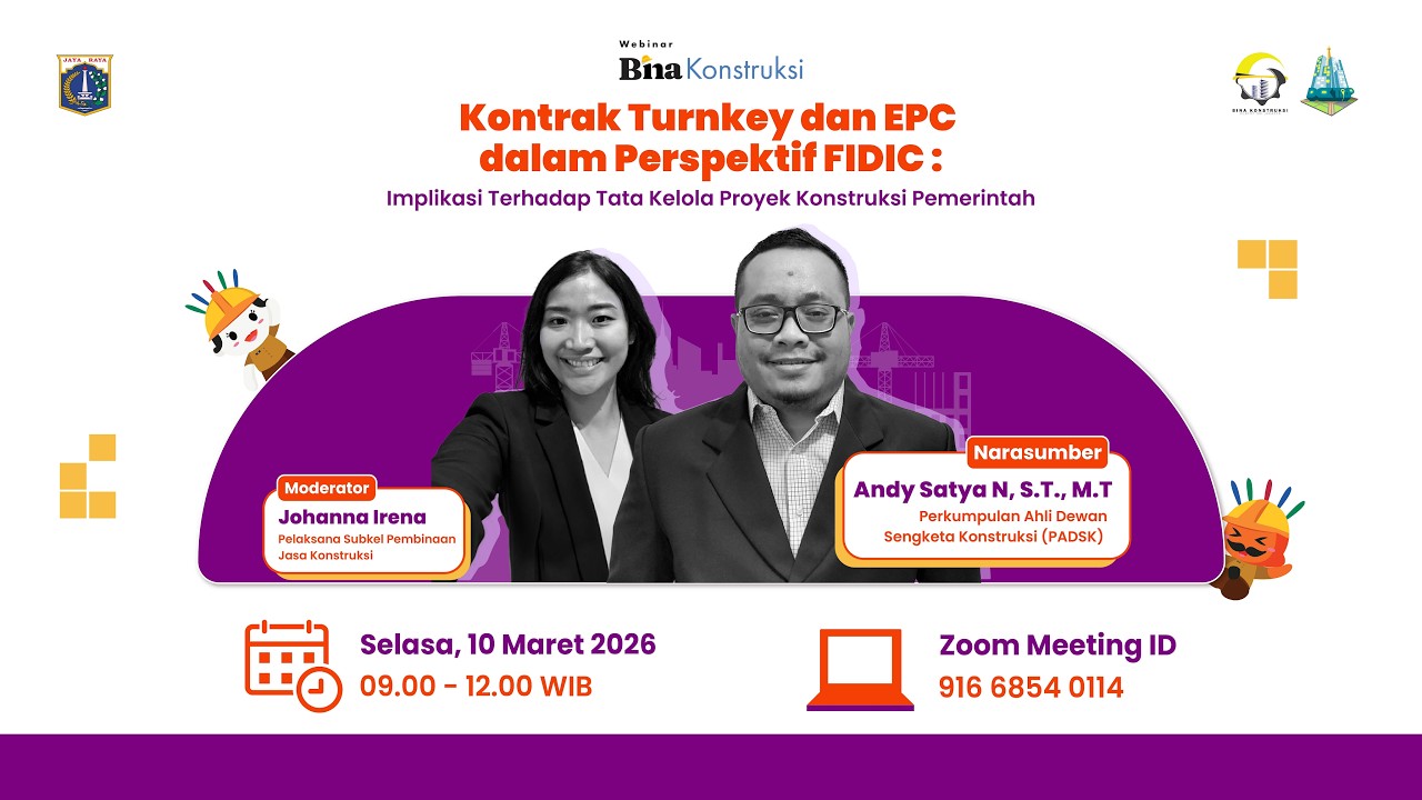 🔴Webinar BinKon 2026 - “Kontrak Turnkey dan EPC dalam Perspektif FIDIC