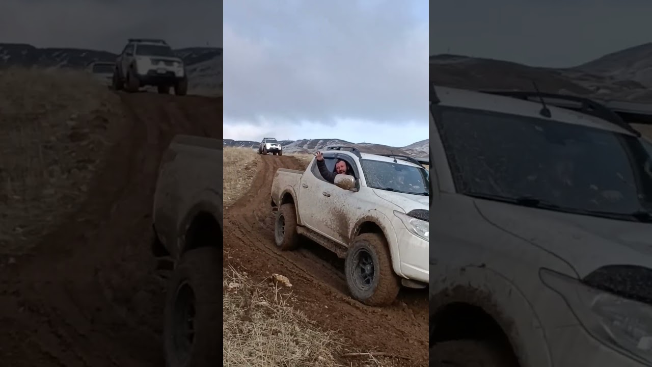 Çamura kaymadan inen kazanır 💥💥💥💥💥💥#automobile #4x4 #offroad #keşfet 