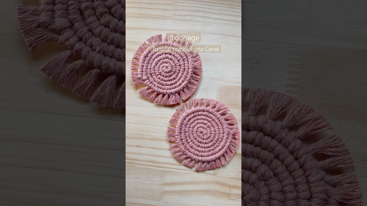 #diy #macramefacil #macrame #handmade #mesaposta #tutorial #portacopo