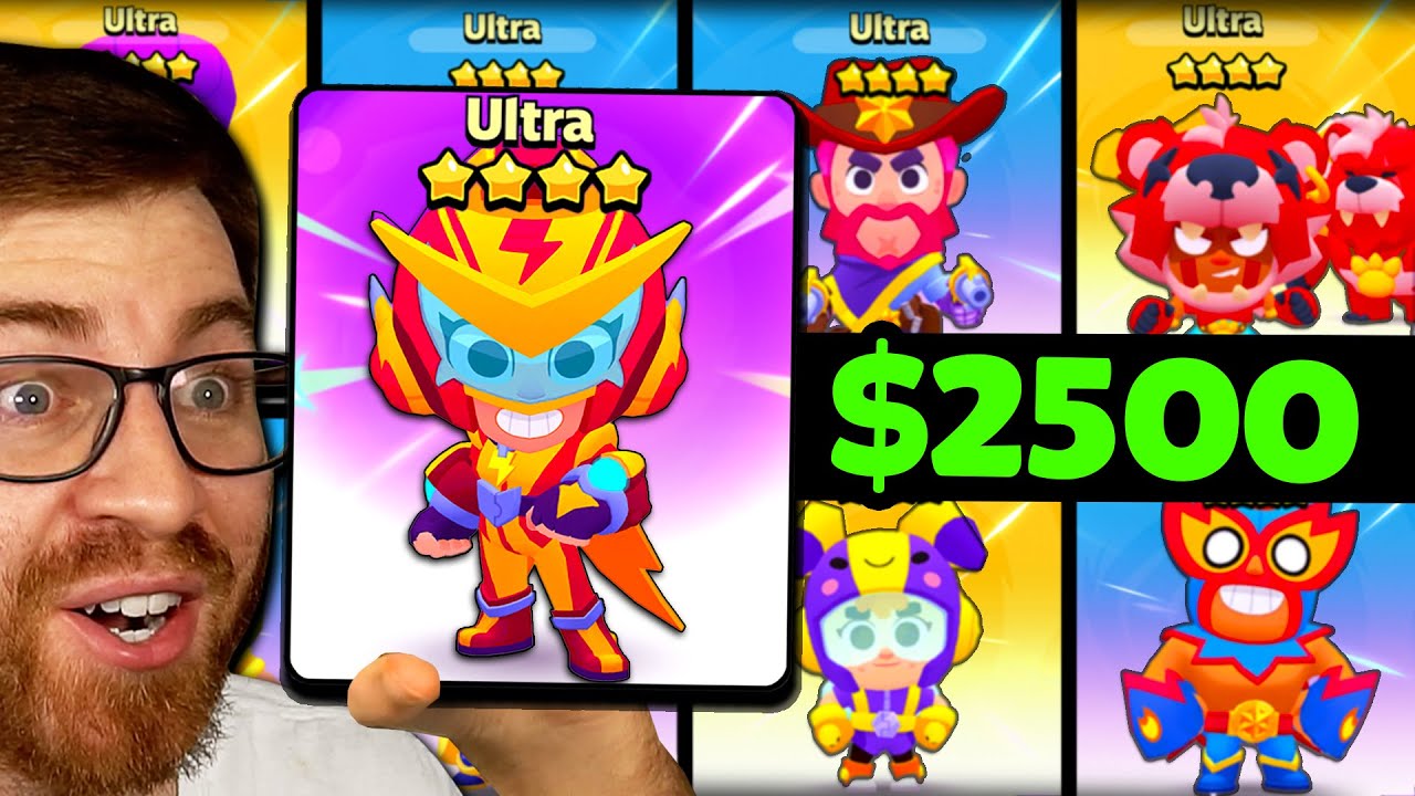 I Spent $2500 to MAX my Squad Busters Account! 🤩 (every ultra brawler unlocked!)