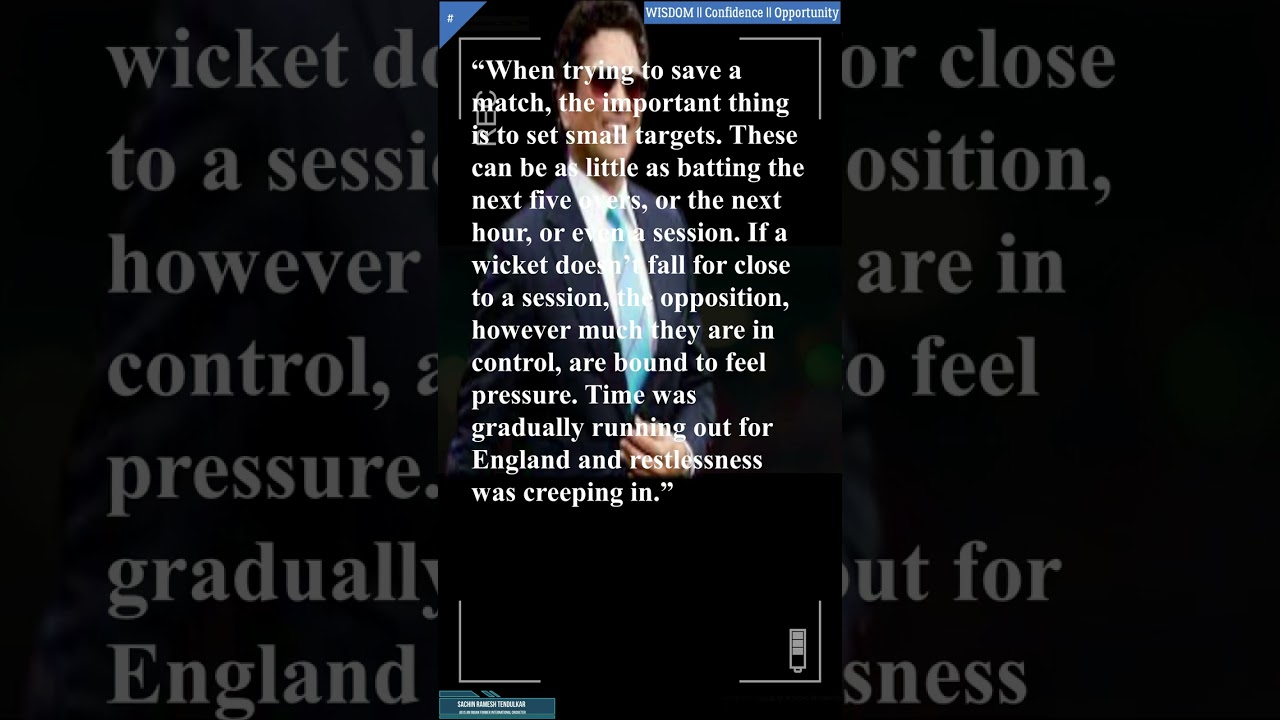 Top 42 Most Famous Sachin Tendulkar Quotes About Life That Will Make You Think 14 #quotes #shorts