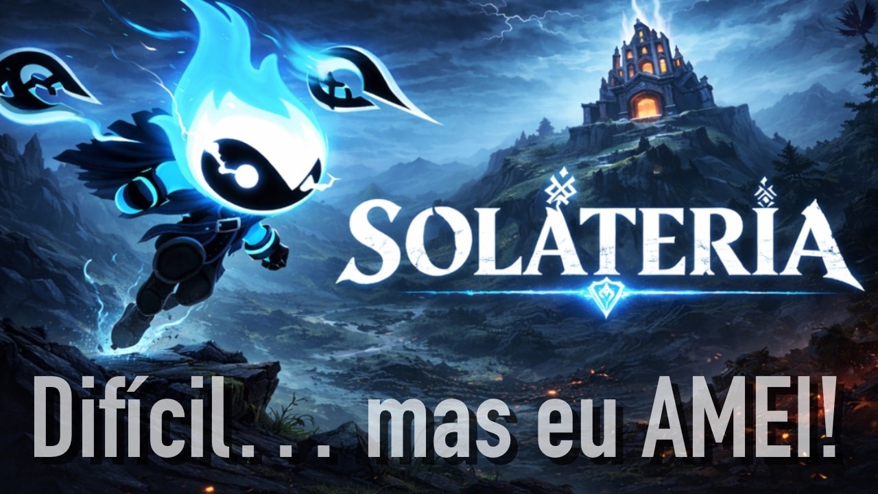 Um METROIDVANIA que me surpreendeu SOLATERIA