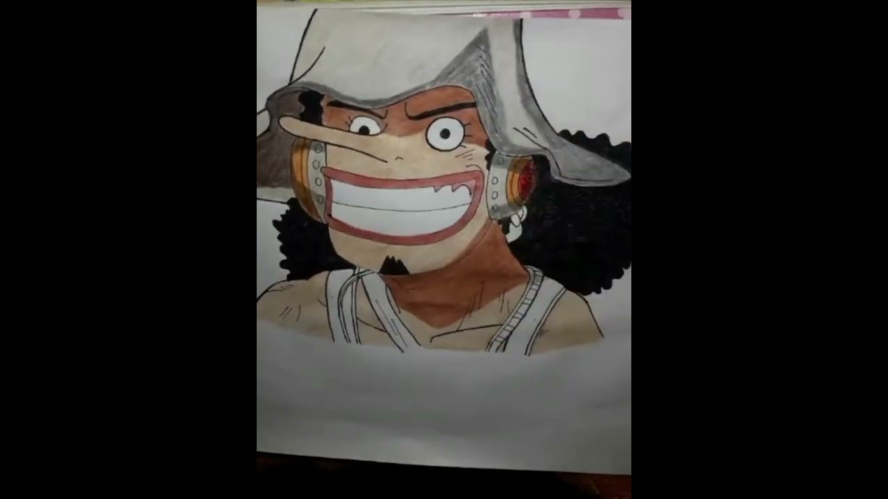 Colorindo O Usopp personagem do anime One Piece...