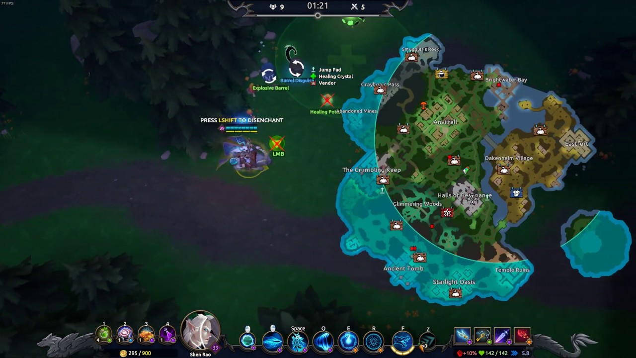 Battlerite Royale Shen Rao Win Gameplay