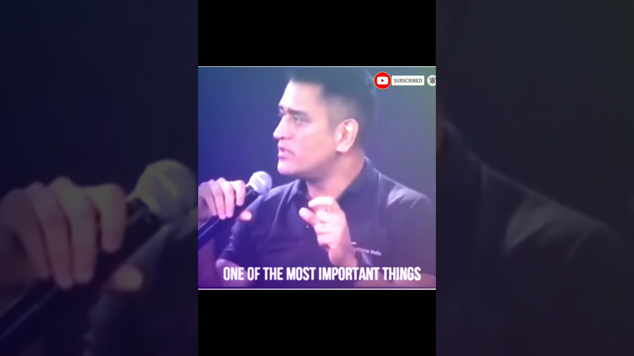 Being honest to yourself first | Ms Dhoni Motivational lines &bull; #msdhoni | #honestly | #dhoni| #short