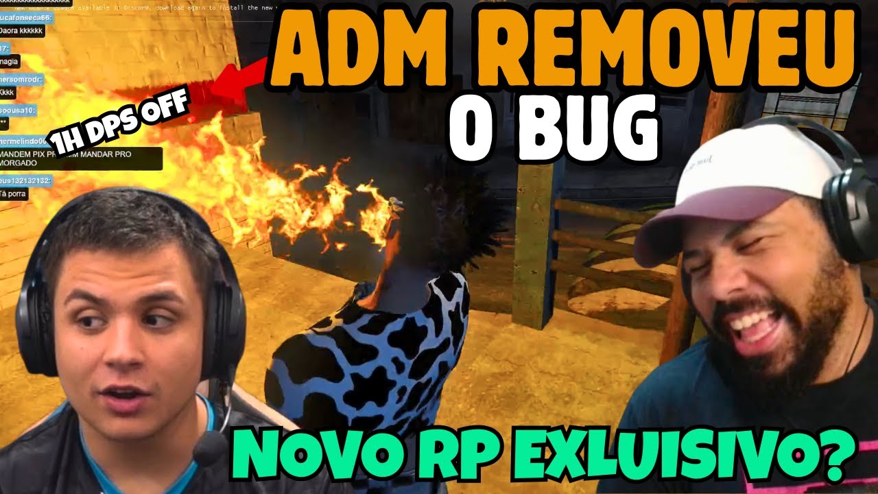 😨ADM TIROU BUG ao VIVO! PAULINHO O LOKO E JACARÉ INICIAM NOVO RP! CAPITAL GTA RP