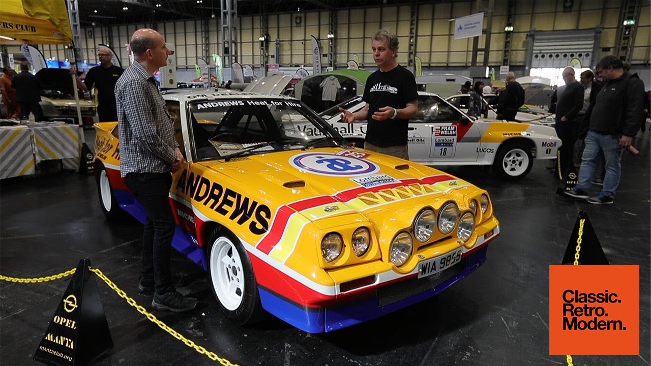 Ex-Russell Brookes Group B Opel Manta 400 at the Classic Car & Restoration Show
