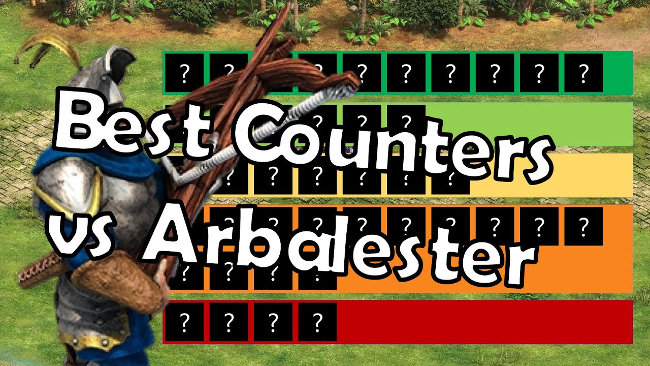 ARBALESTER | Best Unique Counters | Tierlist | Age of Empires 2