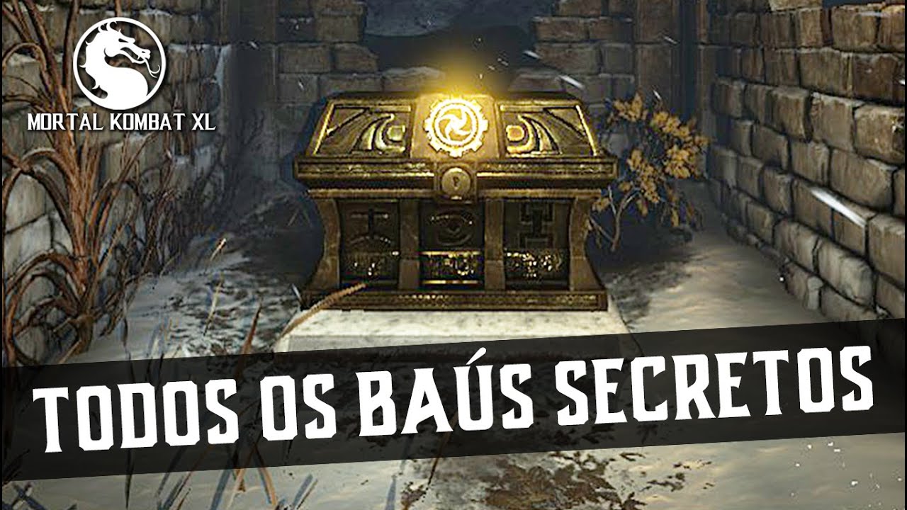 MORTAL KOMBAT X - TODOS OS BAÚS SECRETOS DA KRIPTA