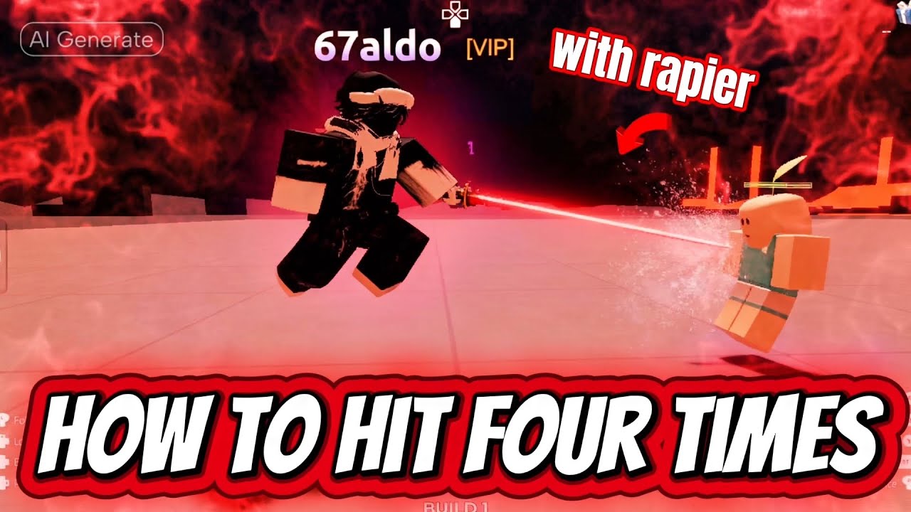 How to Hit Four Times With a Rapier in Duel Warriors