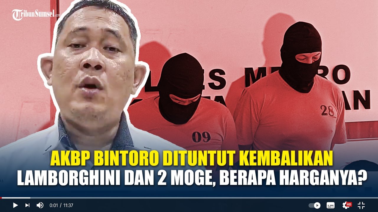 AKBP Bintoro Dituntut Kembalikan Lamborghini dan 2 Moge, Berapa Harganya?