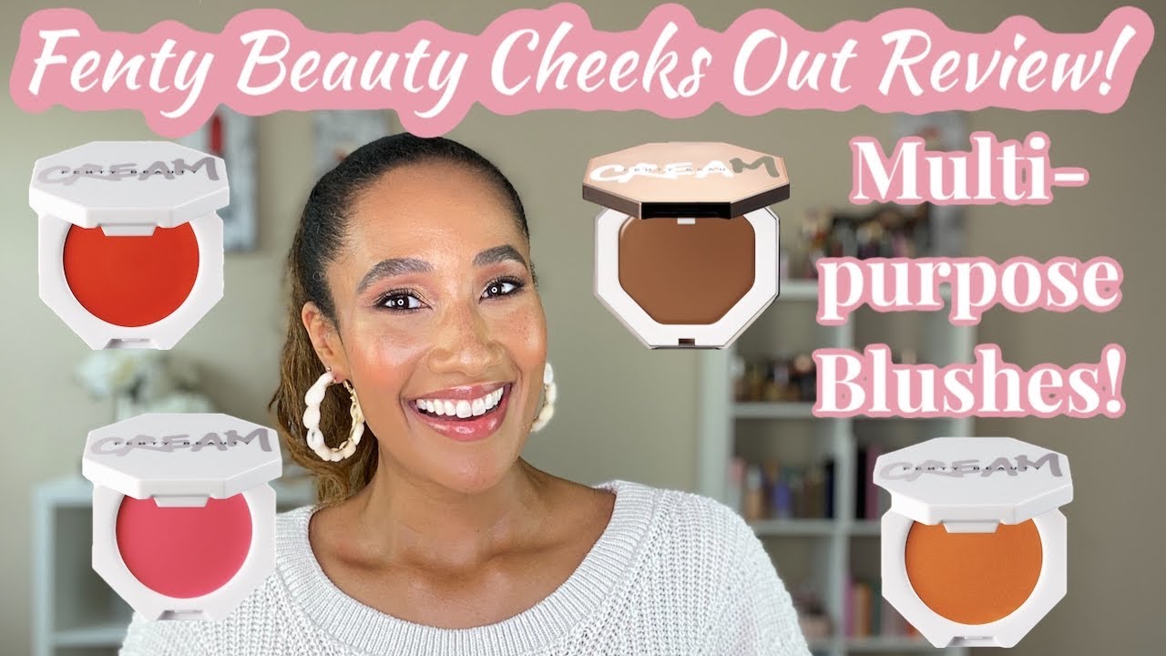New FENTY BEAUTY Cheeks Out Cream Blushes and Bronzer Review! | Face Application and Comparisons!