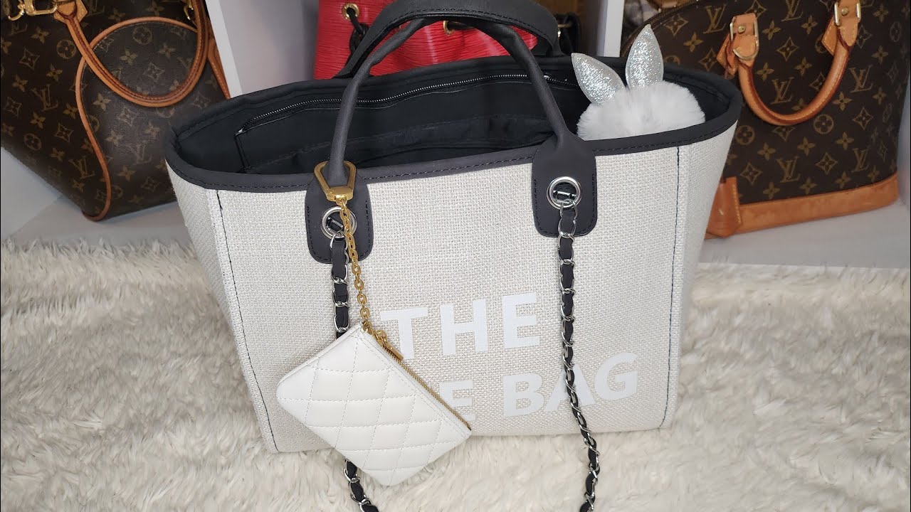 WHAT'S IN MY INSPIRED CHANEL BAG FROM AMAZON