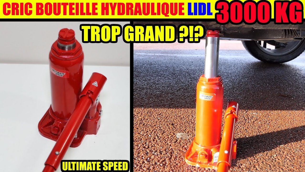 cric bouteille hydraulique lidl ultimate speed Hydraulic Bottle Jack Hydraulik-Wagenheber 3000 kg