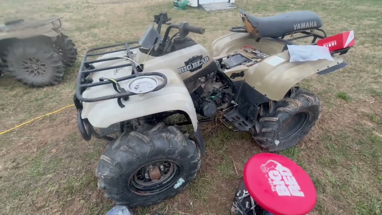 Big Bear 400 4x4 gets new starter clutch/one way Bearing!!