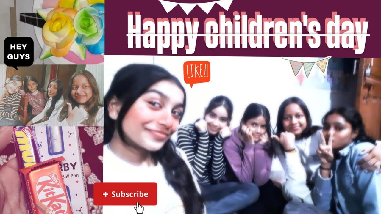 Children's day celebration🥳 || masti with friends || celebration ||