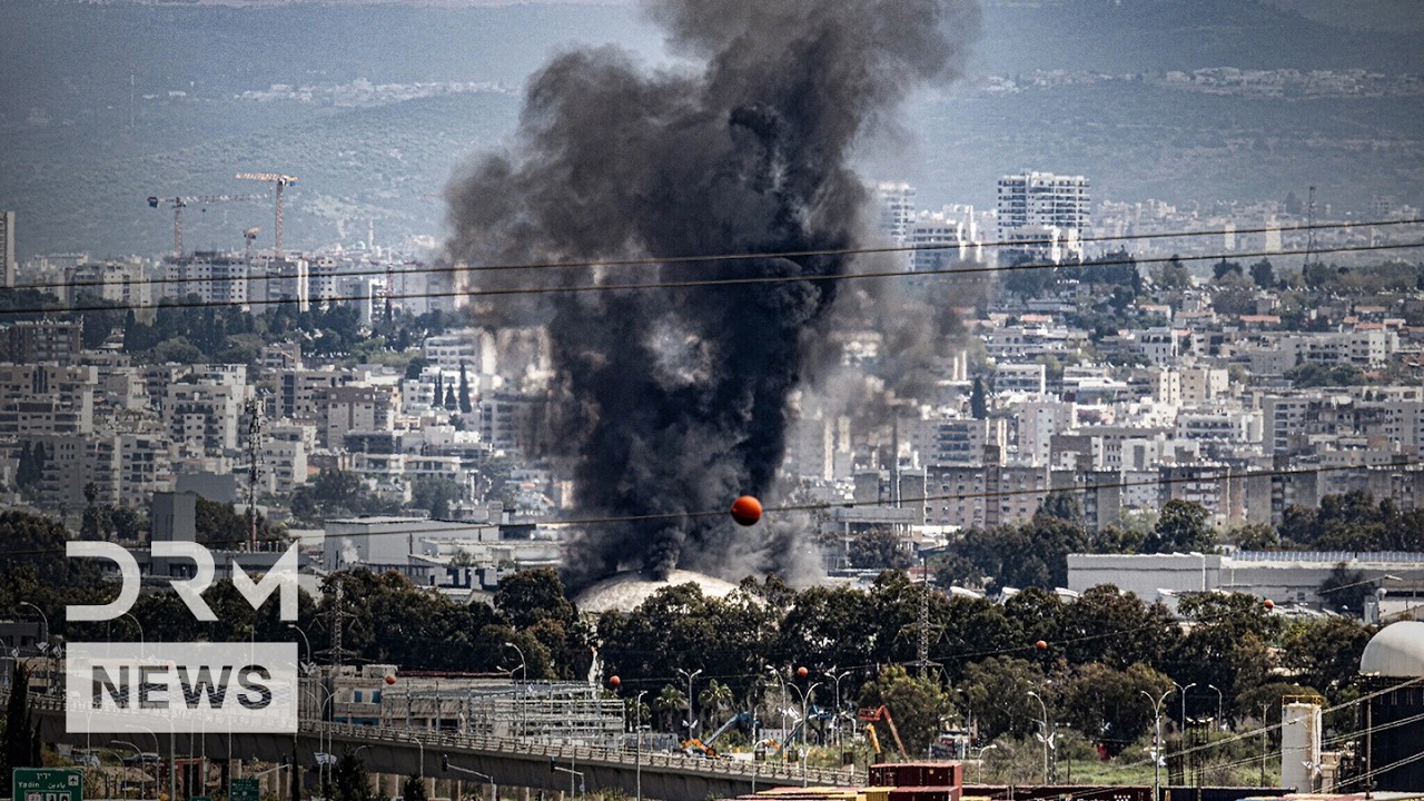 BREAKING: Haifa Oil Refinery Impacted by Missile Debris | Middle East Tensions | AC15