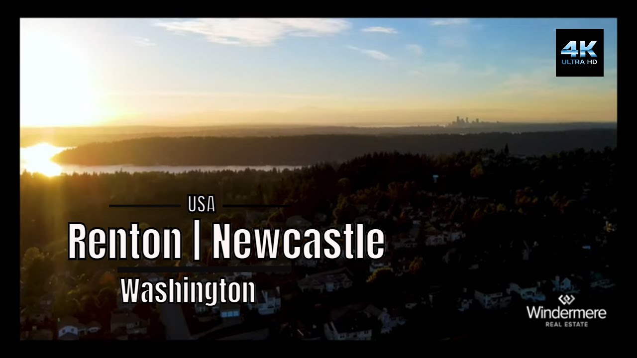 Renton, WA | Renton Highlands, WA | Newcastle, WA Drone Video 4K Town Reel