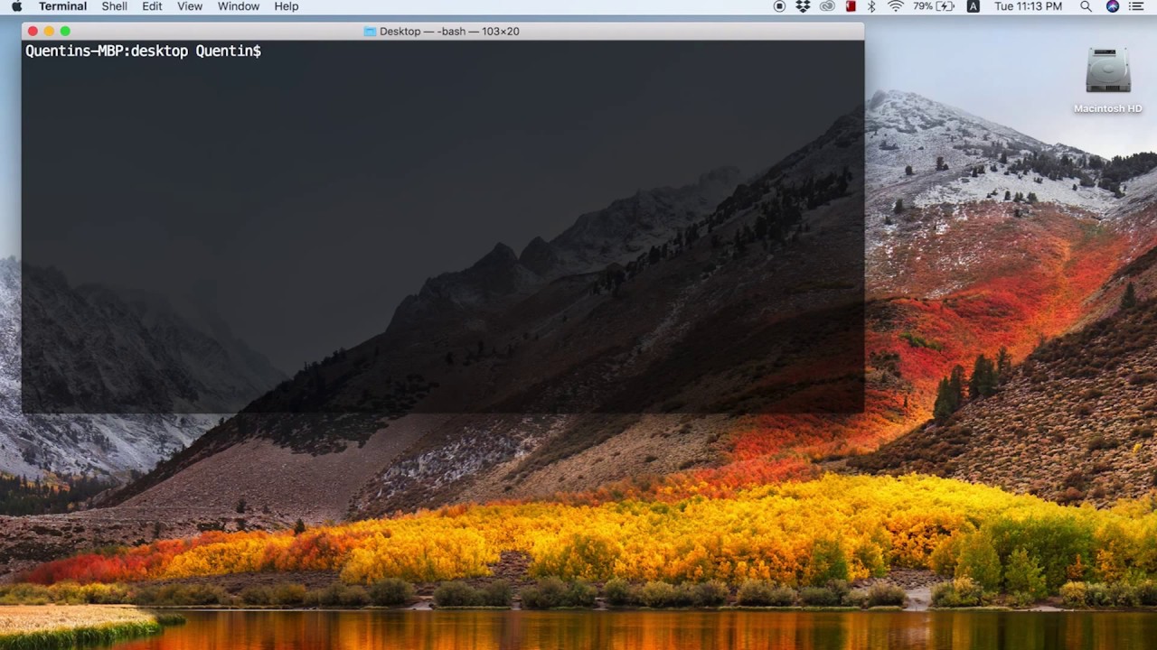 Как использовать командную строку на Mac