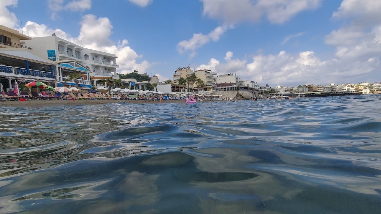 Crete - August 2023 - Day 2 (beach day + exploring Hersonissos)
