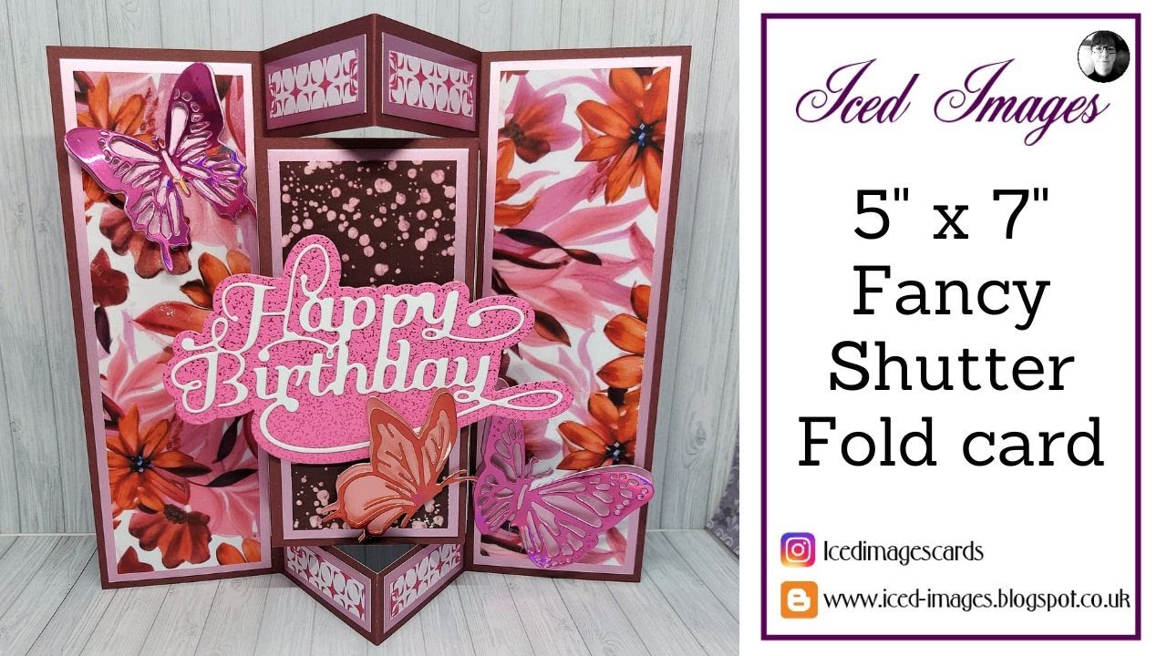 5x7 Fancy Shutter Fold Card