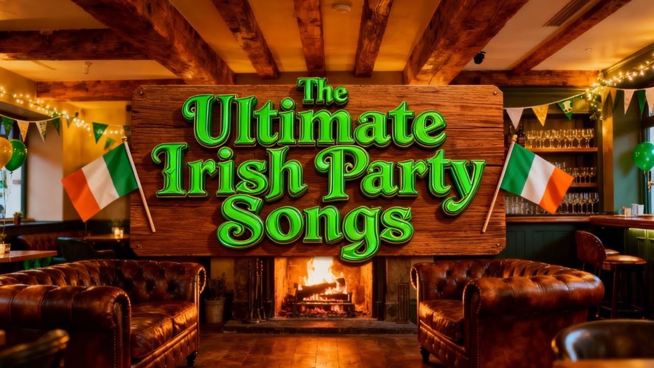 1 Hour Irish Party Music Mix 🇮🇪  Best Irish Pub Songs for Parties, New Year’s Eve & St Patrick’s Day