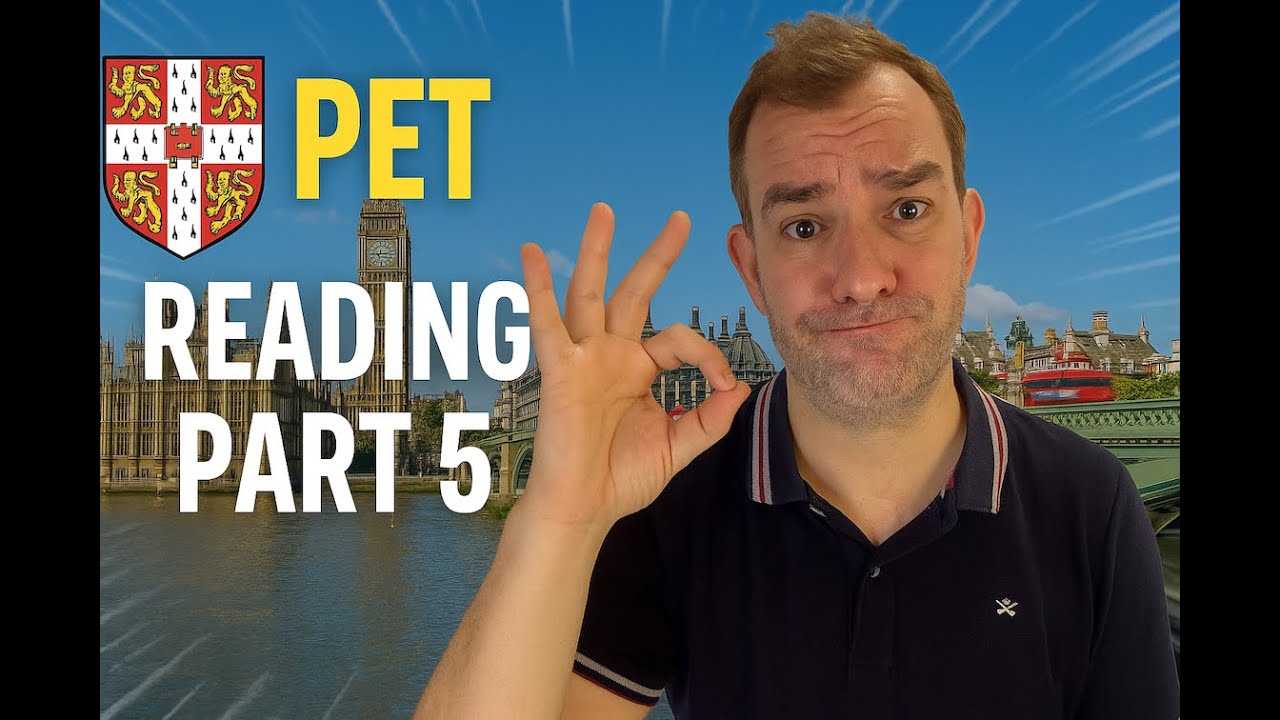 You must watch this video if you want to pass the PET Cambridge B1 Reading exam!! Exam walkthrough!!