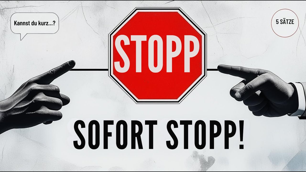 5 Sätze, die respektlose Menschen sofort stoppen | Psychologie“