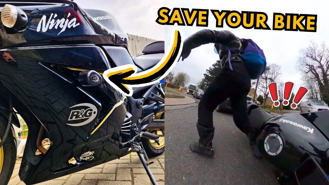Upgrading my Ninja 250R with R&G crash protectors