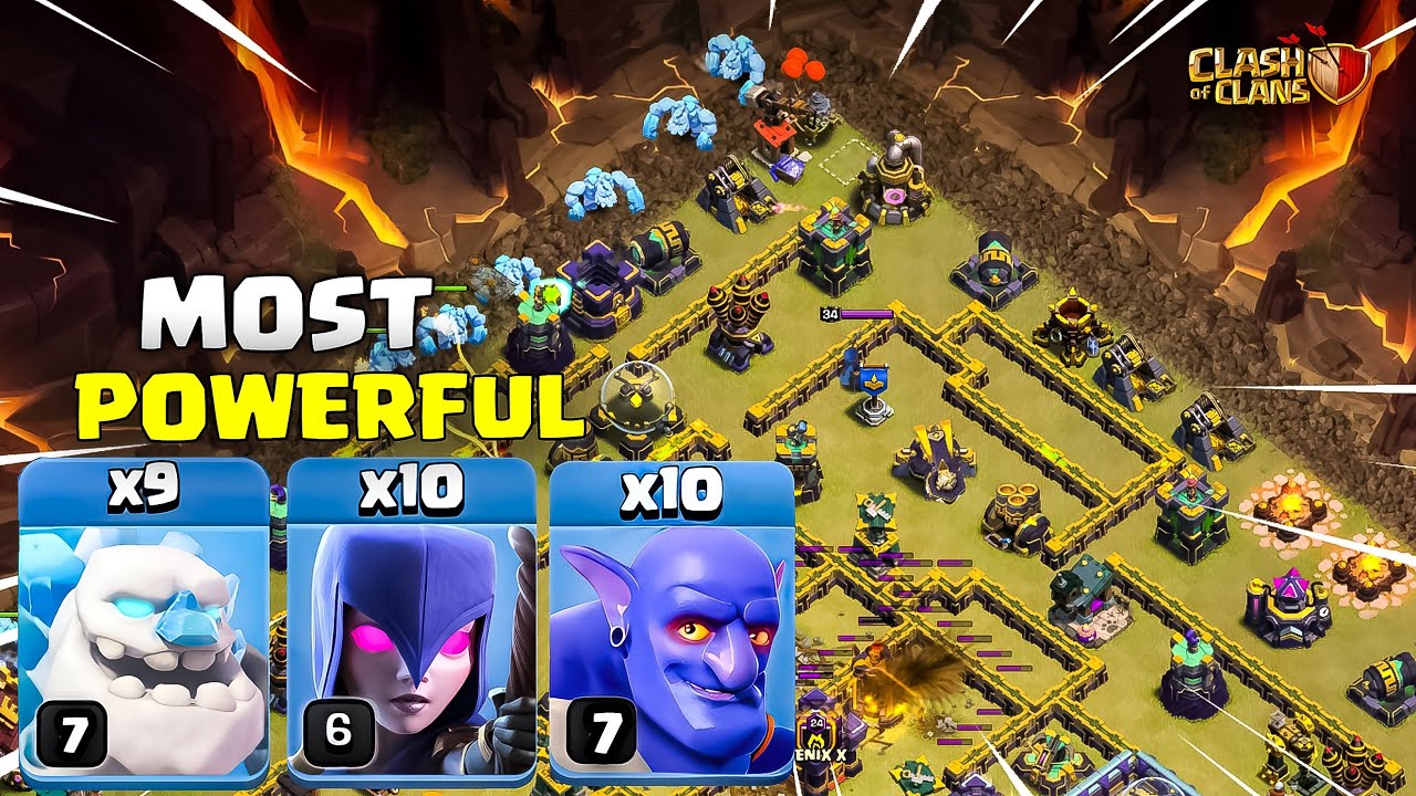 Th15 Ice Golem Witch Bowler Attack Strategy!! Best TH15 Attack Strategy | Clash of Clans