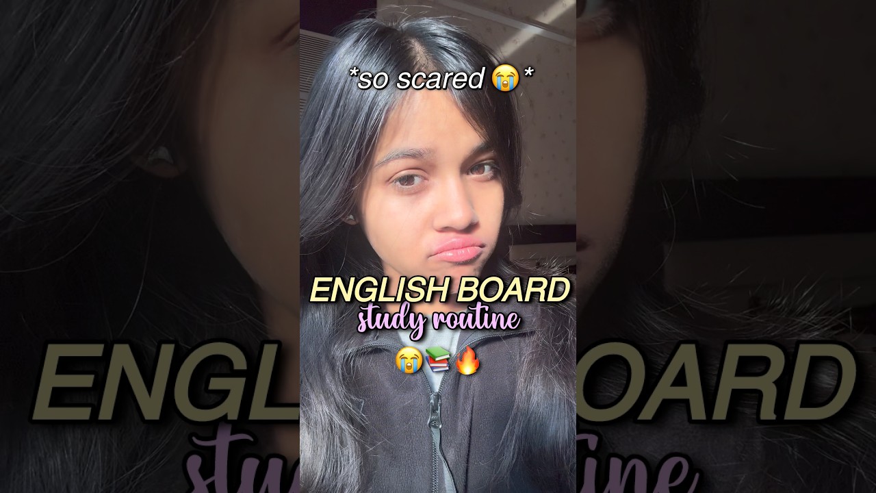 ENGLISH BOARD EXAM STUDY WITH ME #productive #motivation #class10