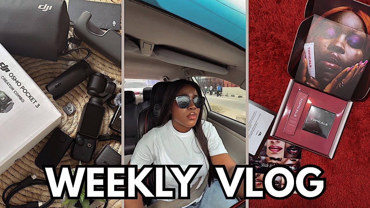 Vlog: Days in My Life Living in Lagos | PR Unboxing + New DJI Camera