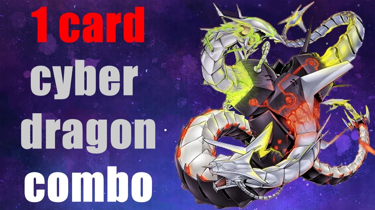 I've NEVER seen this line with JUST cyberdark realm! 1 card CYBER DRAGON combo yugioh