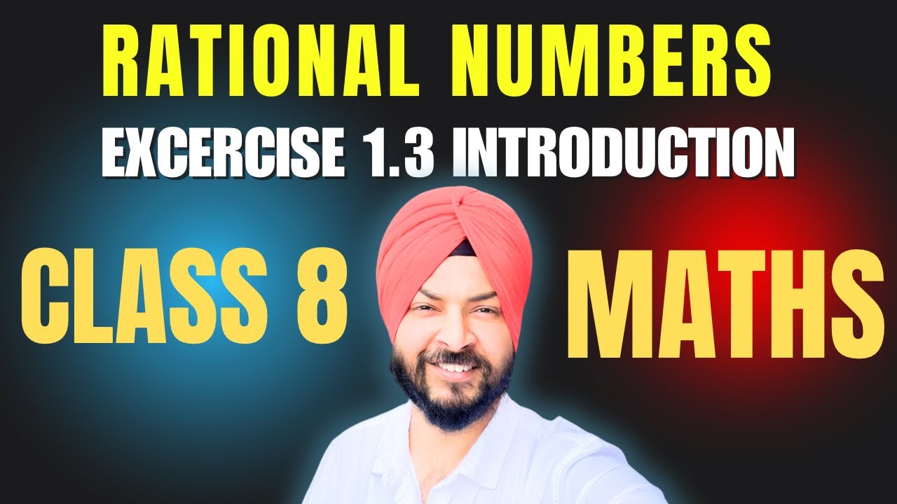 Introduction Rational Numbers Class 8  Excercise 1.3@DEEP THECHEMIST