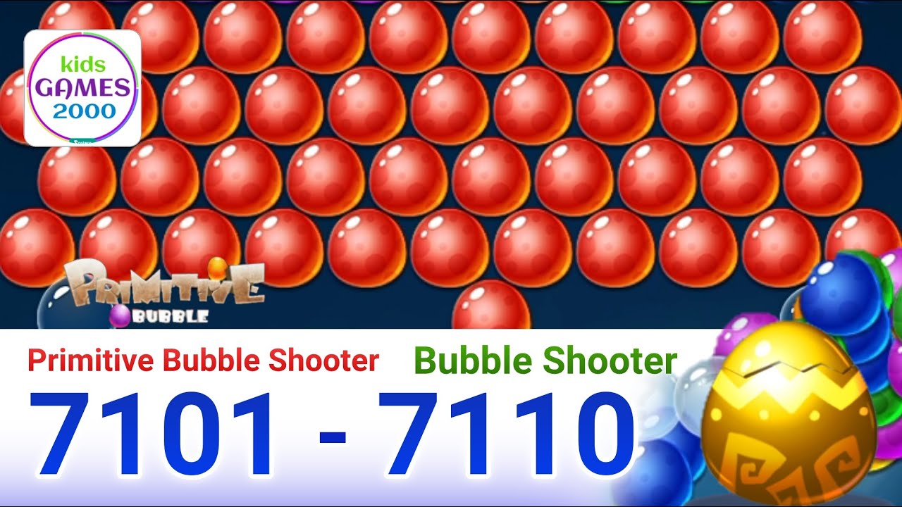 Primitive Bubble - Bubble Shooter.level 7101-7110