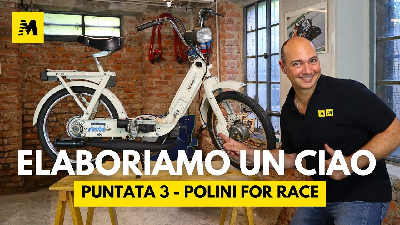 Elaboriamo un Ciao Piaggio, terza puntata: trasmissione, carburatore, marmitta e variatore Polini