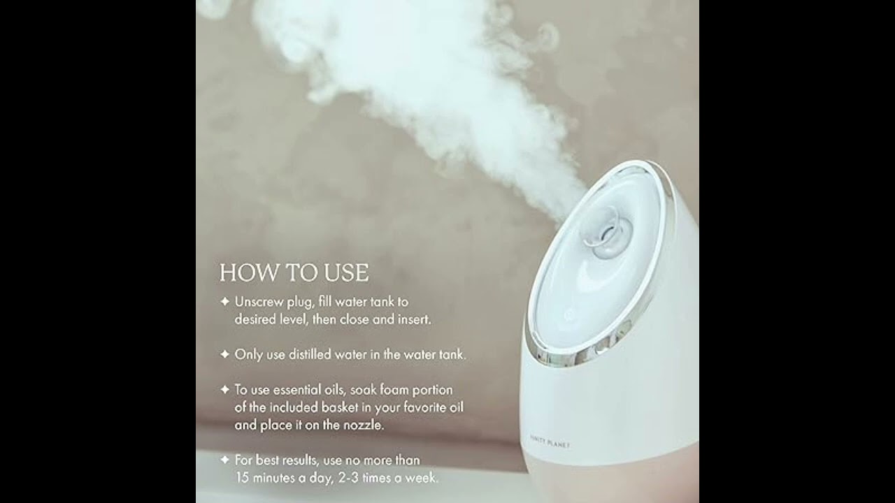 Vanity Planet Aira Ionic Facial Steamer&nbsp;#Shorts #youtubechannel #foryou #youtubeshorts #beauty