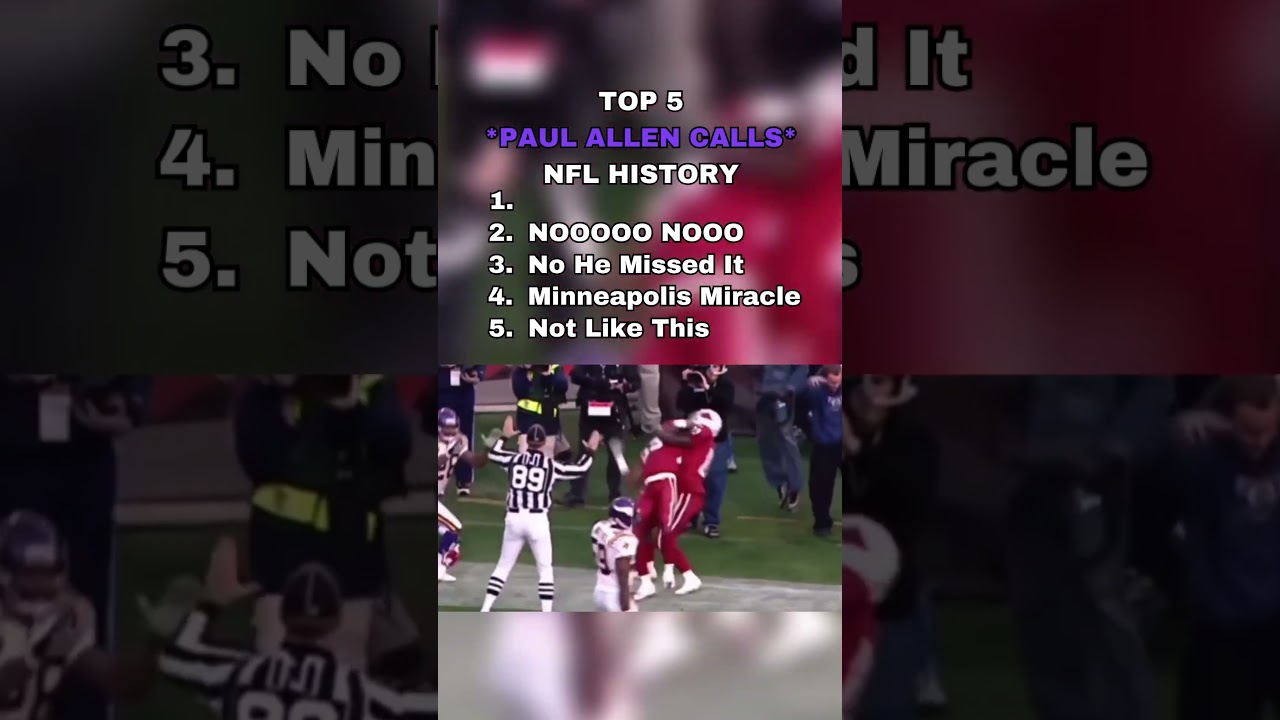 Top 5 Paul Allen Calls