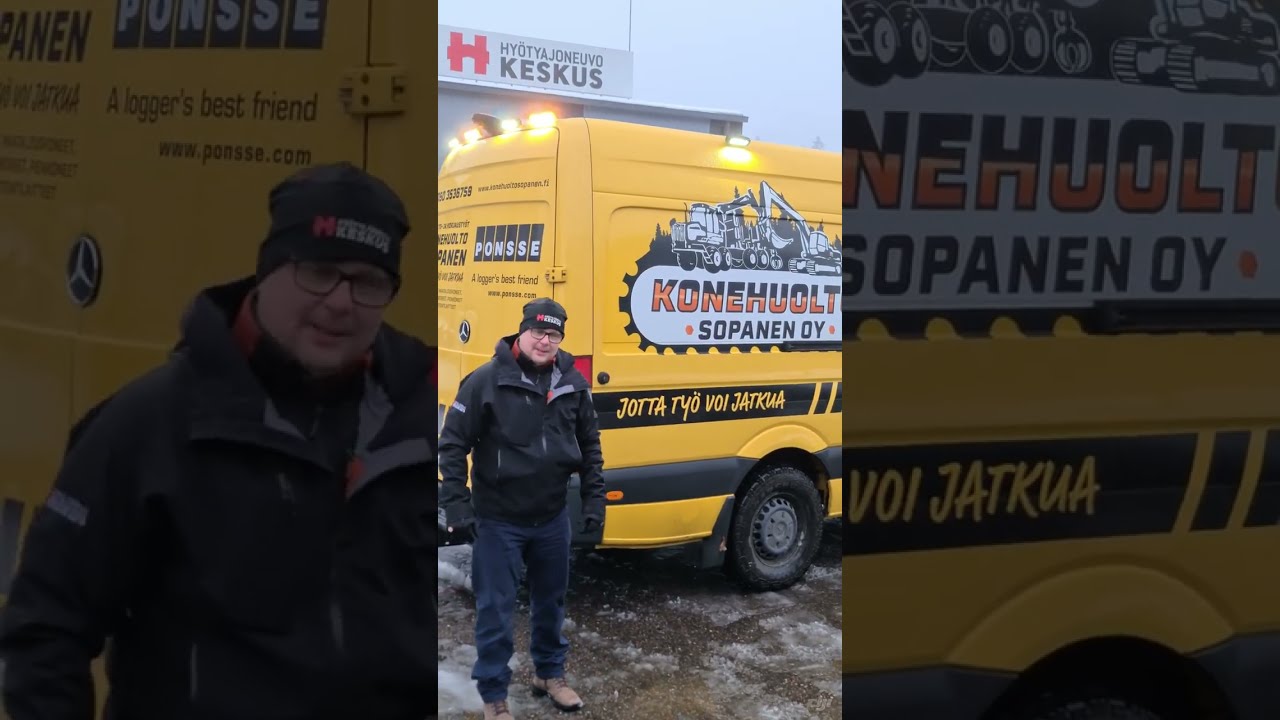 Konehuolto Sopanen Sprinter huoltoauto