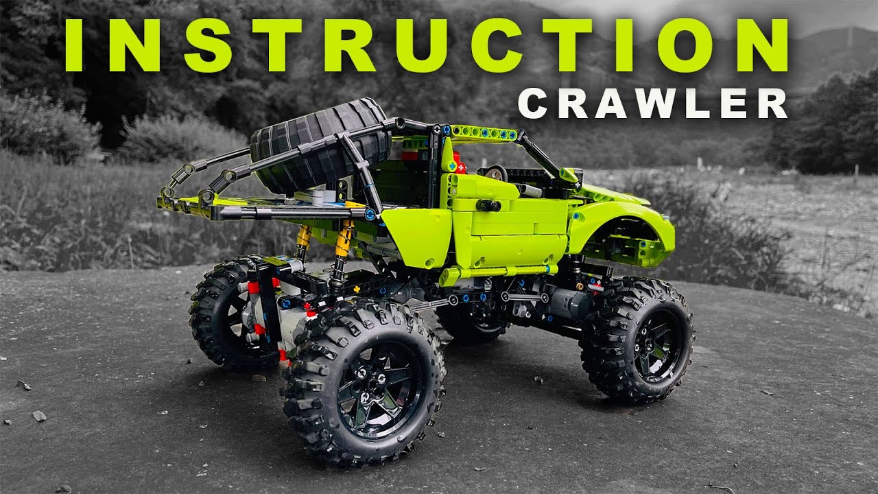 Lego Technic Crawler trail Instruction MOC | Brick Builder KHOA ND