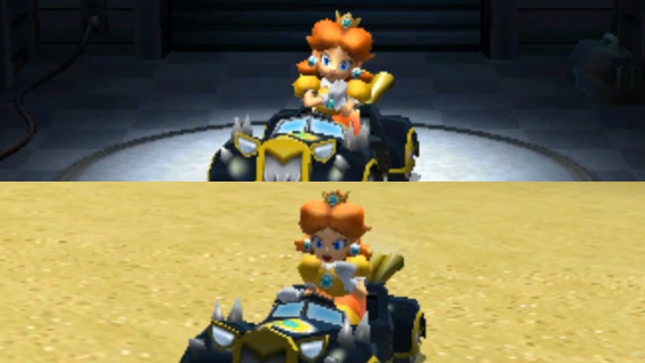Mario Kart 7 - Daisy gameplay (Banana Cup/100cc)