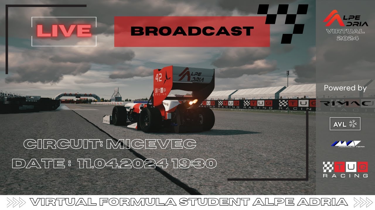 Virtual Formula Student Alpe Adria 2024 || Official Broadcast