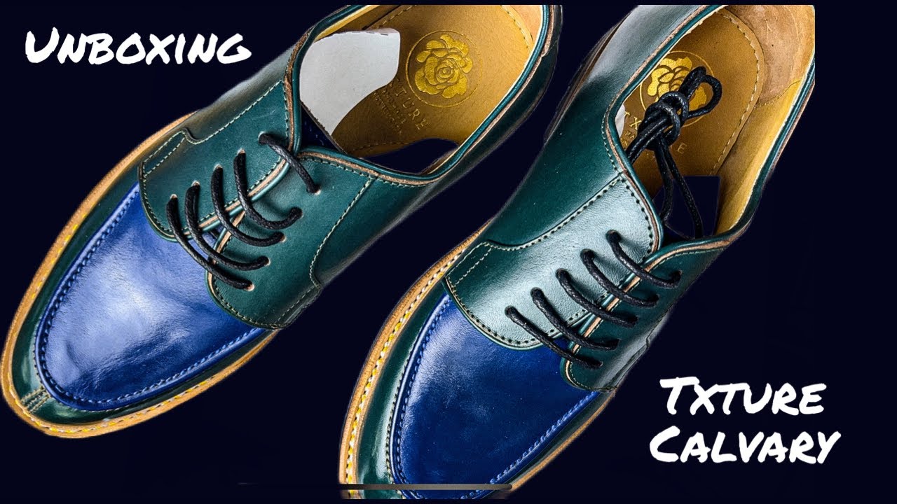 Unboxing Txture custom Calvary shoe.
