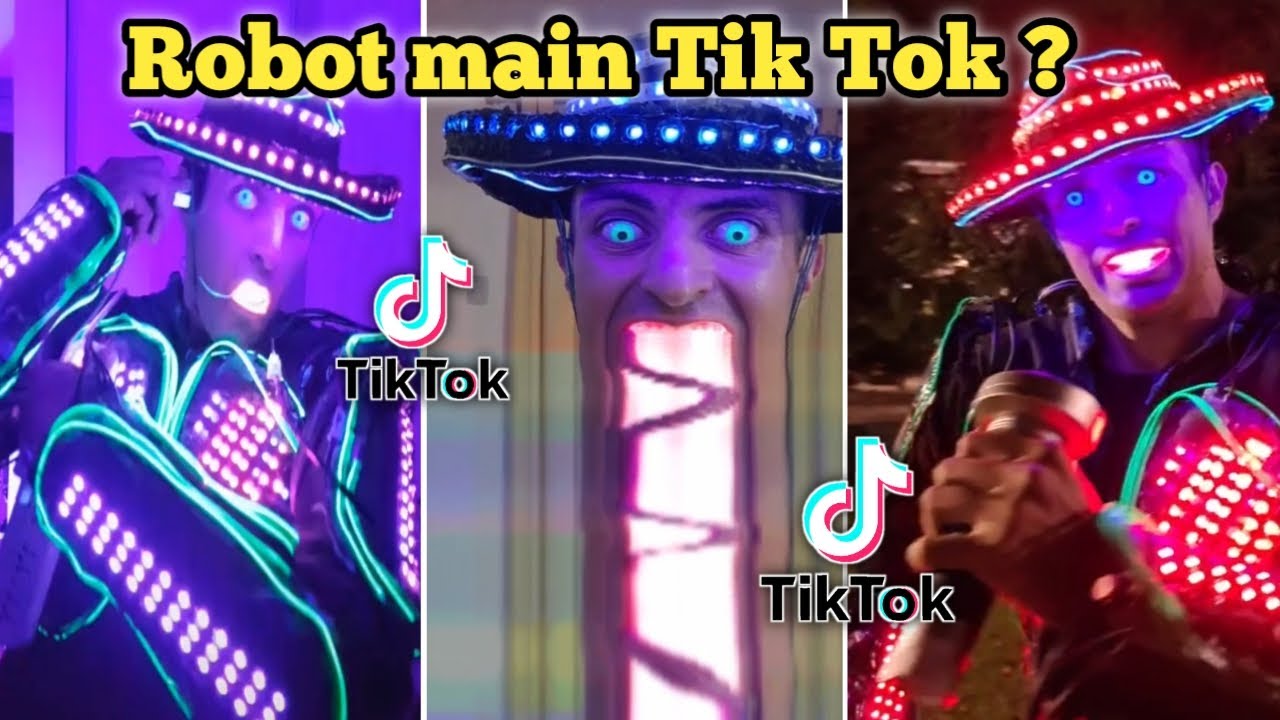 Manusia Robot LED || Tik Tok Robot LED