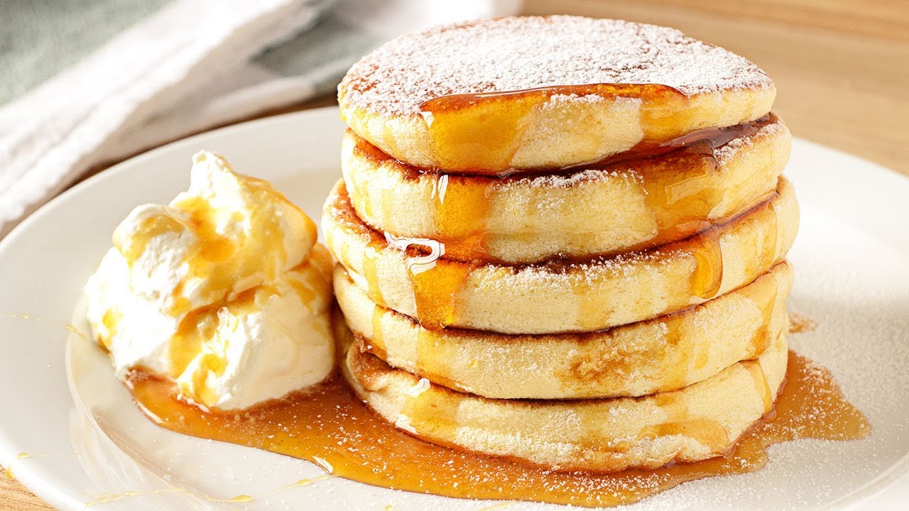 Receta de tortitas caseras jugosas y fáciles de hacer - Hot cakes japoneses