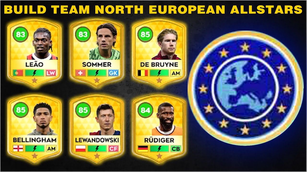 DLS 25 | Build team North European Allstars Dream League Soccer