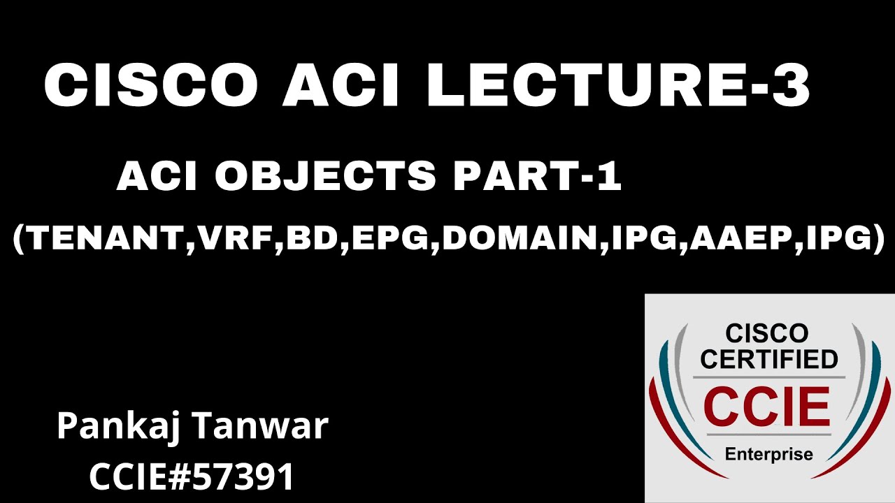 CISCO ACI ЛЕКЦИЯ-3 (ОБЪЕКТЫ ACI ЧАСТЬ 1) CCIE 57391