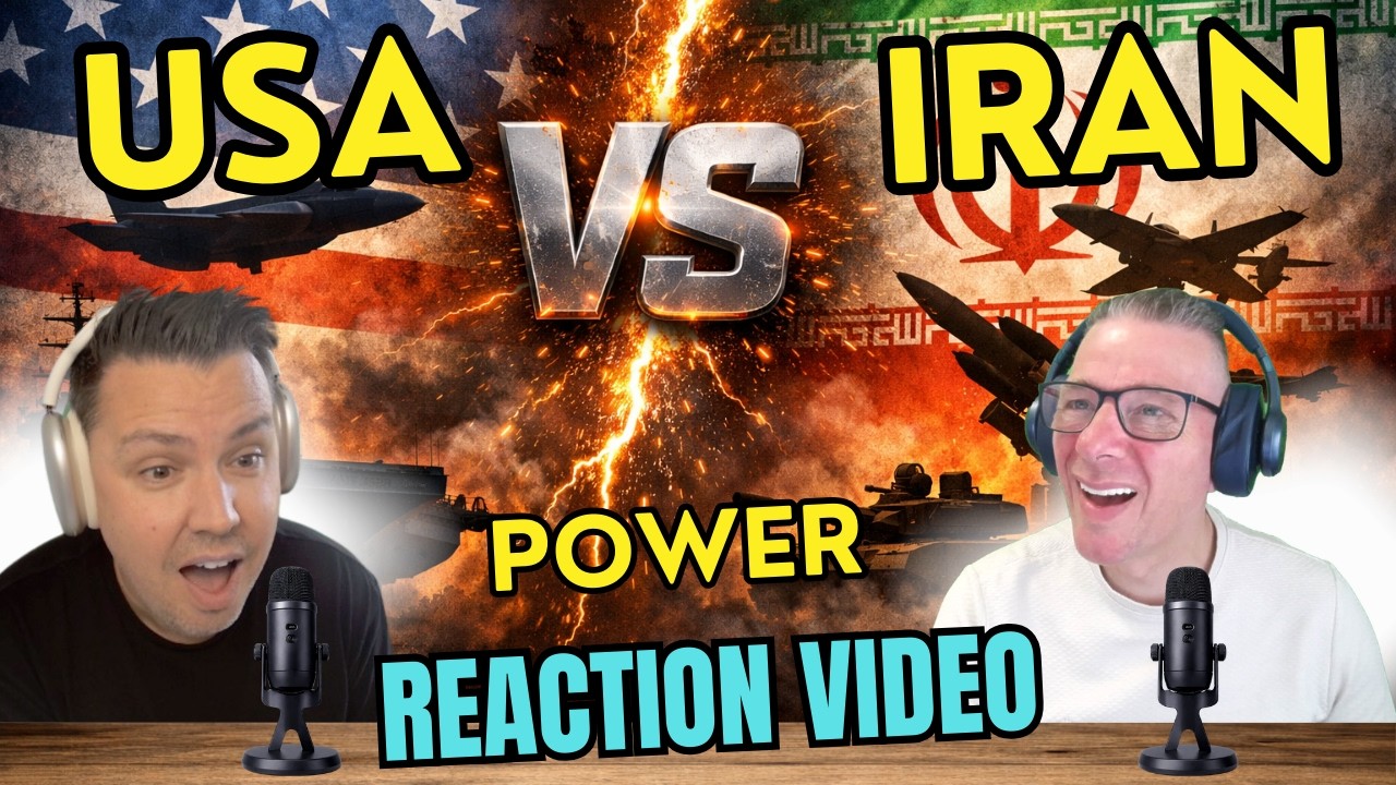BRIT POPS REACT to USA vs Iran Military Power Comparison 2026